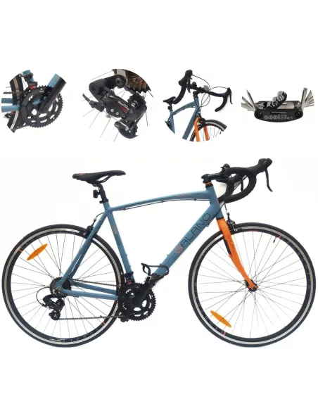 Rower Szosowy 28 Aluminium Męski Damski Lekki Dzwonek Pivoty Klamkomanetki