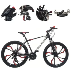 Rower Górski 27,5 MTB Alu Hardtail Damski Męski Cyngle Dzwonek Tarcze Altus