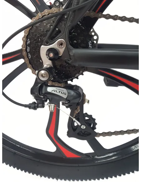 Rower Górski 27,5 MTB Alu Hardtail Damski Męski Cyngle Dzwonek Tarcze Altus