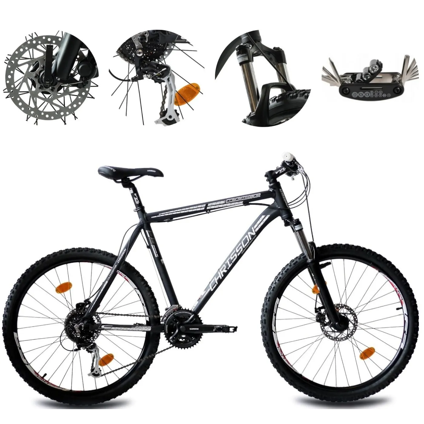 Rower Górski MTB 26 Aluminium Młodzieżowy Hardtail Tarcze Alivio Odblaski