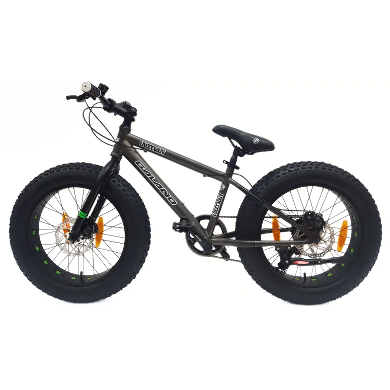 Rower Dziecięcy MTB Fatbike 20 Stal Stopka Odblaski Na Koła 7 Biegów +6lat