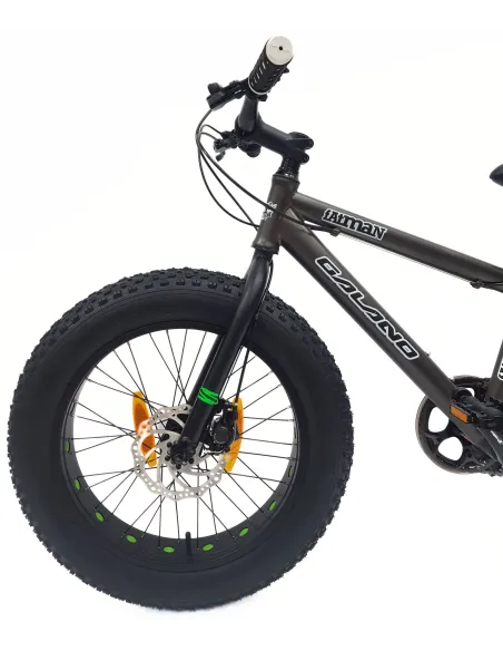 Rower Dziecięcy MTB Fatbike 20 Stal Stopka Odblaski Na Koła 7 Biegów +6lat