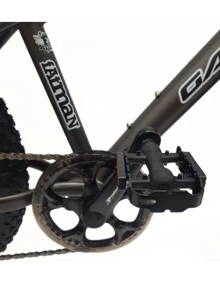 Rower Dziecięcy MTB Fatbike 20 Stal Stopka Odblaski Na Koła 7 Biegów +6lat