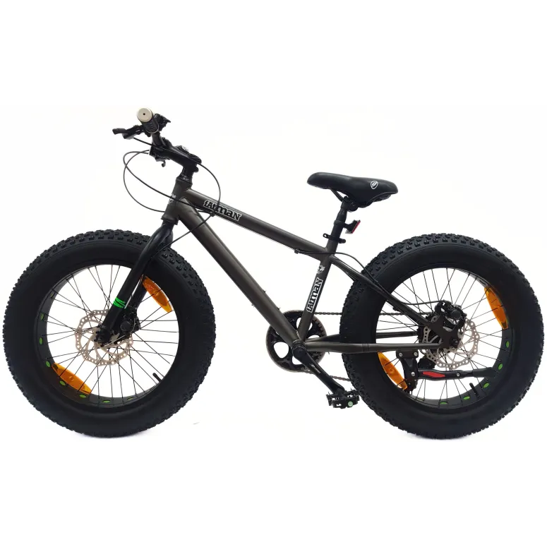 Rower Dziecięcy 20 Alu Fatbike Terenowy Górski Tarcze Stopka Szerokie Opony