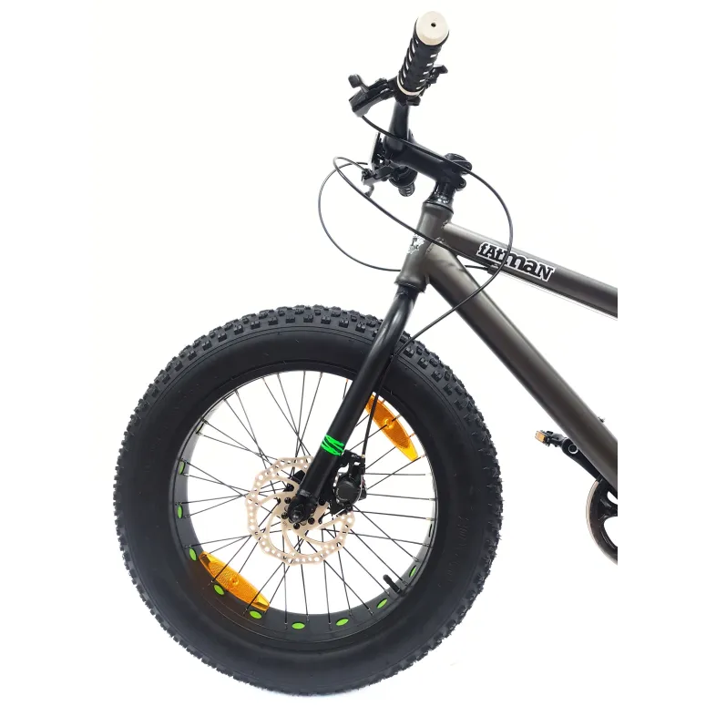 Rower Dziecięcy 20 Alu Fatbike Terenowy Górski Tarcze Stopka Szerokie Opony
