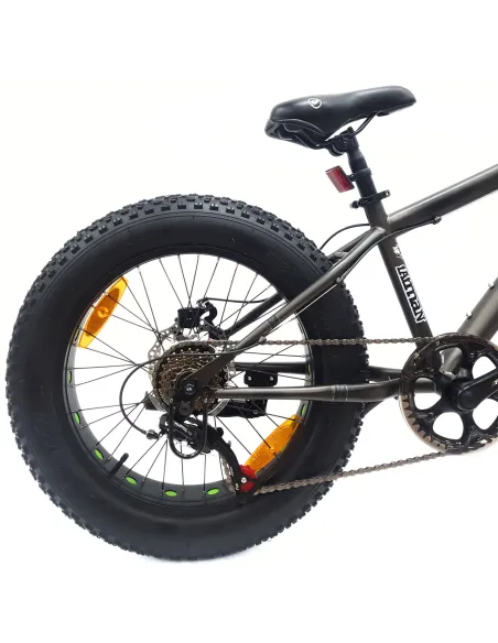 Rower Dziecięcy 20 Alu Fatbike Terenowy Górski Tarcze Stopka Szerokie Opony