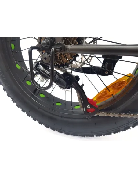 Rower Dziecięcy 20 Alu Fatbike Terenowy Górski Tarcze Stopka Szerokie Opony