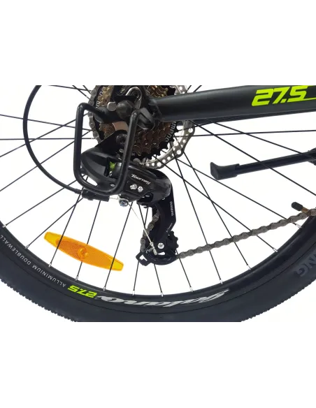 Rower Górski MTB 27,5 Alu Revo Tarczowe 21 Biegów Odblaski Dzwonek Stopka