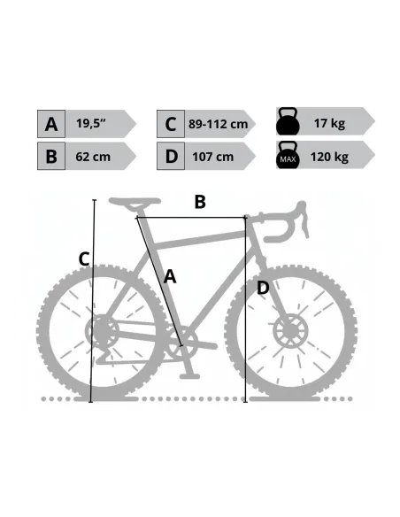 Rower Szosowy Gravel 29 Przełajowy Aluminiowy Tarcze 14 Biegów Dzwonek