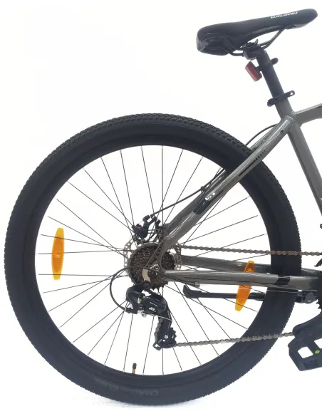 Rower Szosowy Gravel 29 Przełajowy Aluminiowy Tarcze 14 Biegów Dzwonek