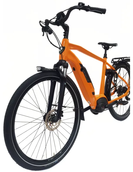 Elektryczny Rower Miejski 28 Męski Cyngle Hydraulika Wspomaganie BOSCH