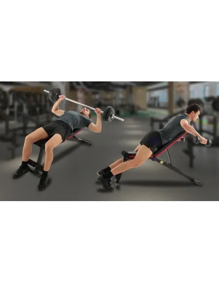 Ławka Treningowa Wielofunkcyjna ISE SY-5902 Profesjonalna 7-poziomowa 100kg