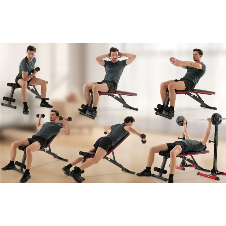 Ławka Treningowa Wielofunkcyjna ISE SY-5902 Profesjonalna 7-poziomowa 100kg