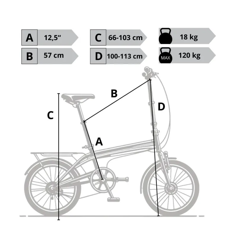 Elektryczny Rower Składany 20 Alu Cyngle Oświetlenie Bagaż Dzwonek Stopka