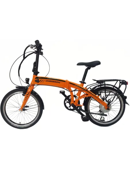 Elektryczny Rower Składany 20 Alu Cyngle Oświetlenie Bagaż Dzwonek Stopka