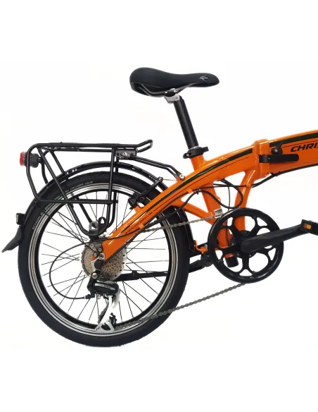 Elektryczny Rower Składany 20 Alu Cyngle Oświetlenie Bagaż Dzwonek Stopka