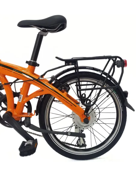 Elektryczny Rower Składany 20 Alu Cyngle Oświetlenie Bagaż Dzwonek Stopka