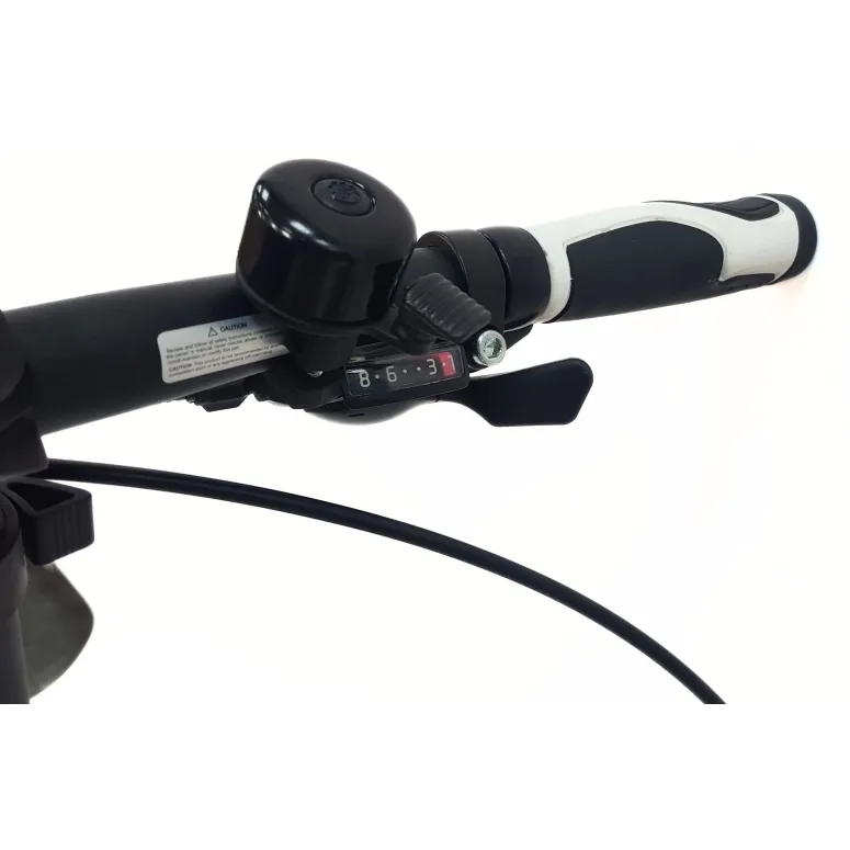 Elektryczny Rower Składany 20 Alu Cyngle Oświetlenie Bagaż Dzwonek Stopka