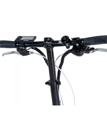 Elektryczny Rower Składany 20 Alu Sora Cyngle Tarcze Dzwonek Wspomaganie