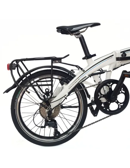 Elektryczny Rower Składany 20 Alu Sora Cyngle Wspomaganie Dzwonek Stopka