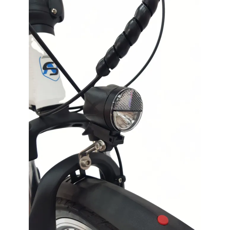 Elektryczny Rower Składany 20 Alu Sora Cyngle Wspomaganie Dzwonek Stopka