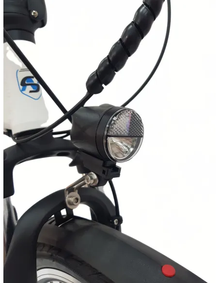 Elektryczny Rower Składany 20 Alu Sora Cyngle Wspomaganie Dzwonek Stopka