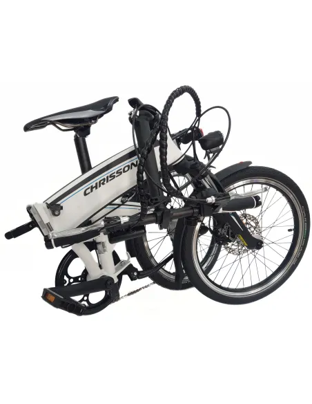 Elektryczny Rower Składany 20 Alu Sora Cyngle Wspomaganie Dzwonek Stopka