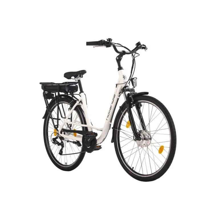 Elektryczny Rower Miejski Damski 28 Alu Revo 250W Światła Stopka Odblaski