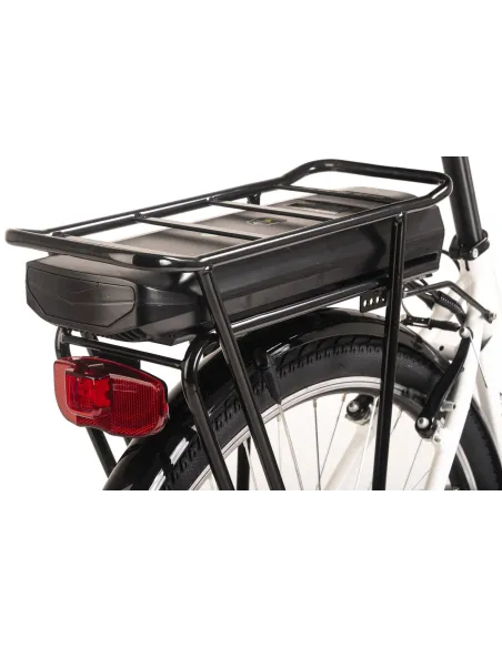 Elektryczny Rower Miejski Damski 28 Alu Revo 250W Światła Stopka Odblaski