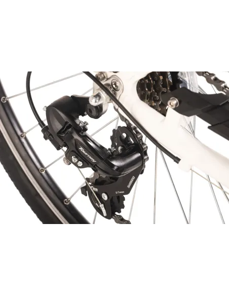 Elektryczny Rower Miejski Damski 28 Alu Revo 250W Światła Stopka Odblaski