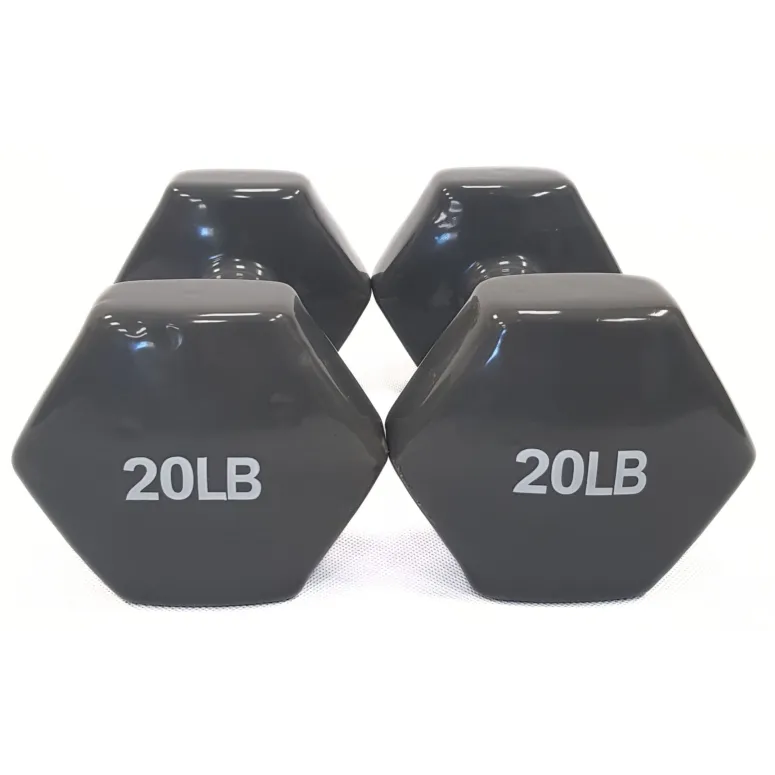 Hantle Ciężarki 18kg Zestaw 2x9kg Amazon Basics Vinyl Hexagon Dumbbell