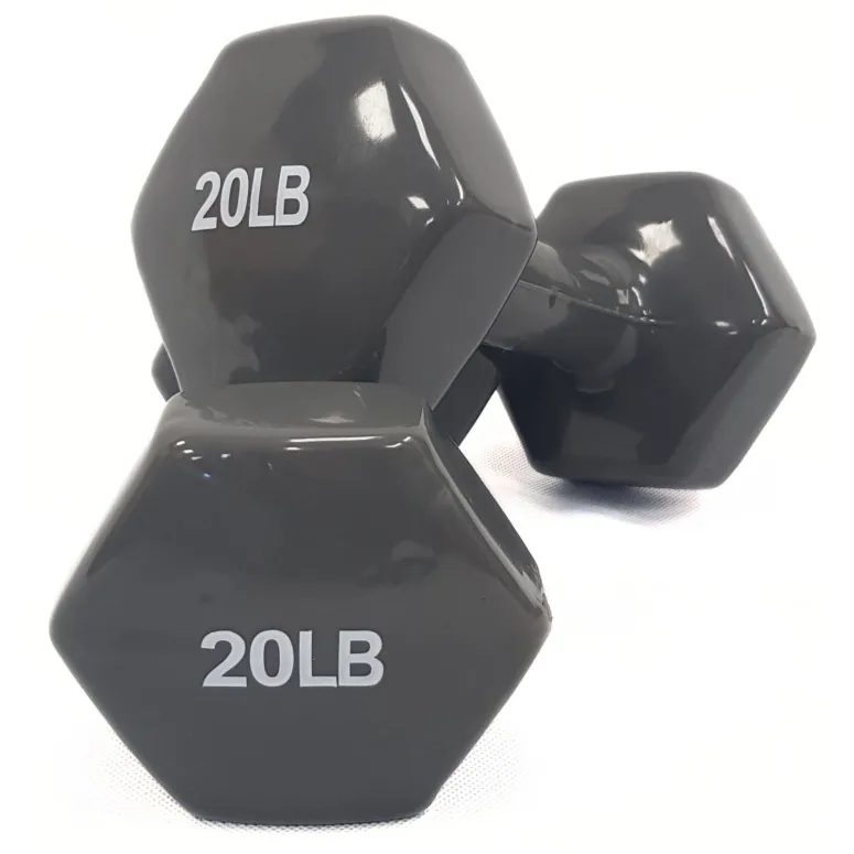 Hantle Ciężarki 18kg Zestaw 2x9kg Amazon Basics Vinyl Hexagon Dumbbell