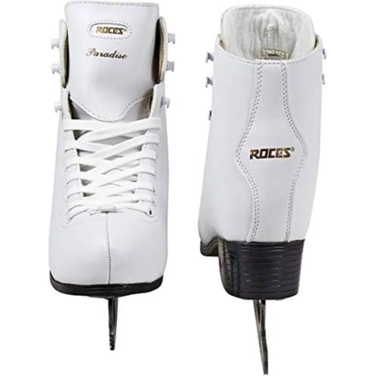 Łyżwy Damskie Figurowe Roces Paradise Lama Skórzana Cholewka Białe r. 41