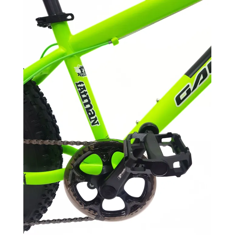 Rower Dziecięcy Fatbike MTB 20 Stal Unisex 7 Biegów Revo Tarcze Podnóżka