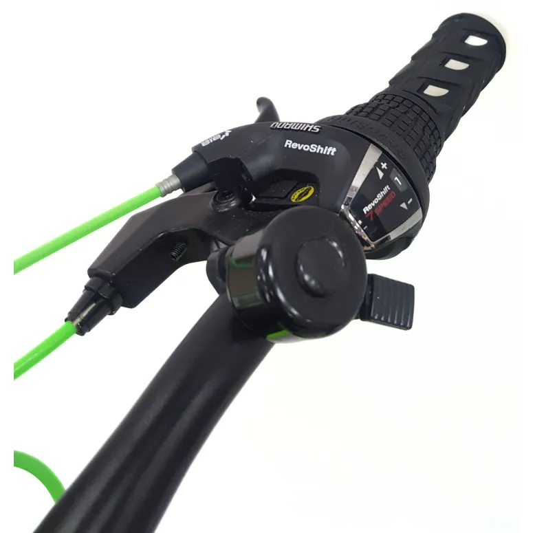 Rower Dziecięcy Fatbike MTB 20 Stal Unisex 7 Biegów Revo Tarcze Podnóżka