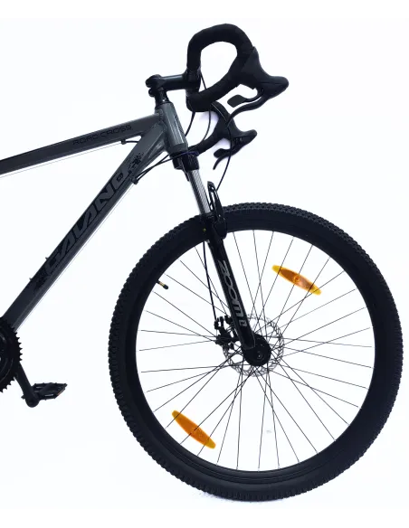 Rower Szosowy Uniwersalny 29 Przełajowy Aluminiowy Tarcze 14 Biegów Dzwonek