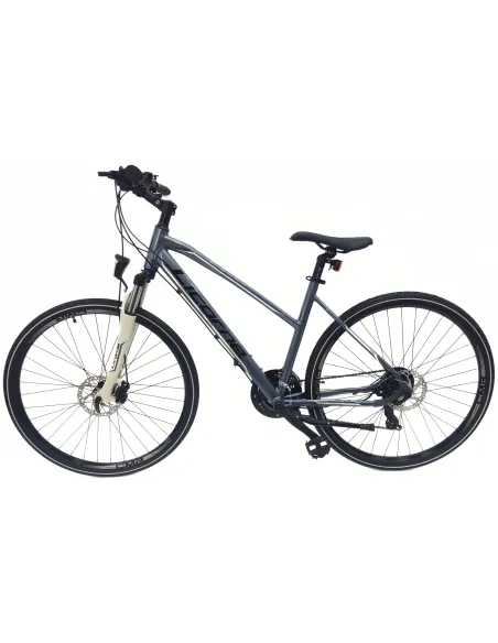 Rower Damski Trekkingowy 28 Aluminium Tarcze Cyngle Stopka Światła Dzwonek