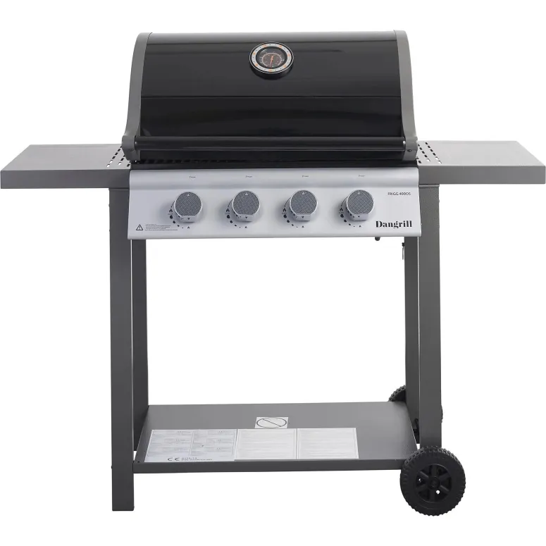 Grill Gazowy Ogrodowy Dangrill Frigg 400 OS Nierdzewny 4-Palniki 13,2 kW