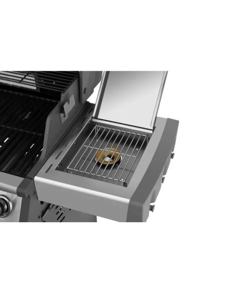 Grill Gazowy Ogrodowy El Fuego Concord Żeliwny Ruszt + Reduktor Z Wężem