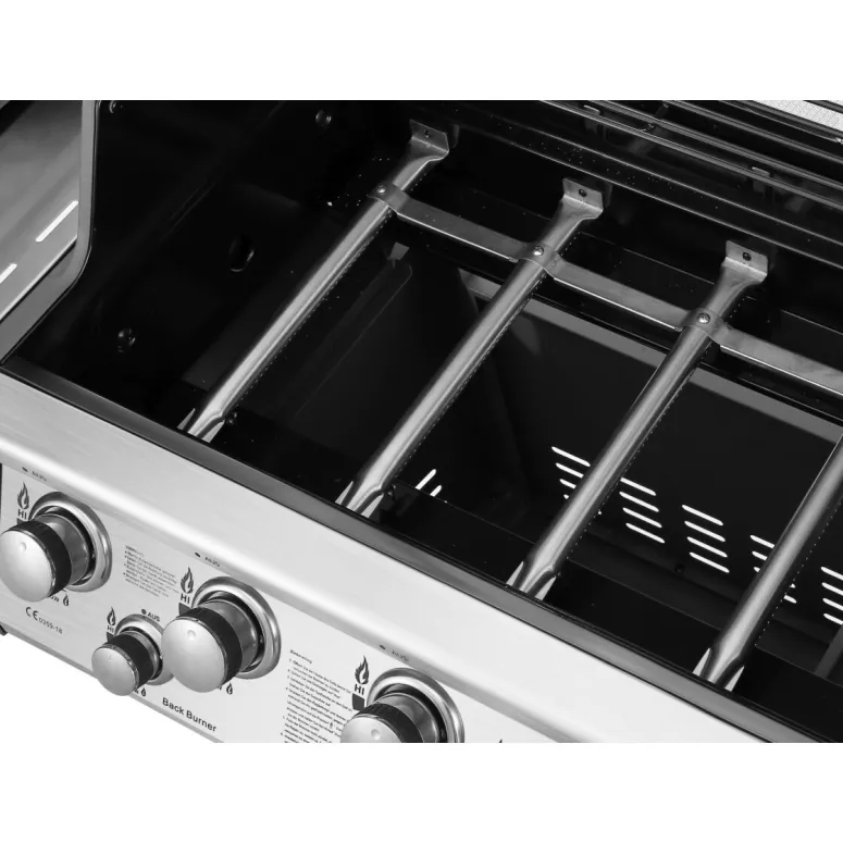 Grill Gazowy Ogrodowy El Fuego Concord Żeliwny Ruszt + Reduktor Z Wężem