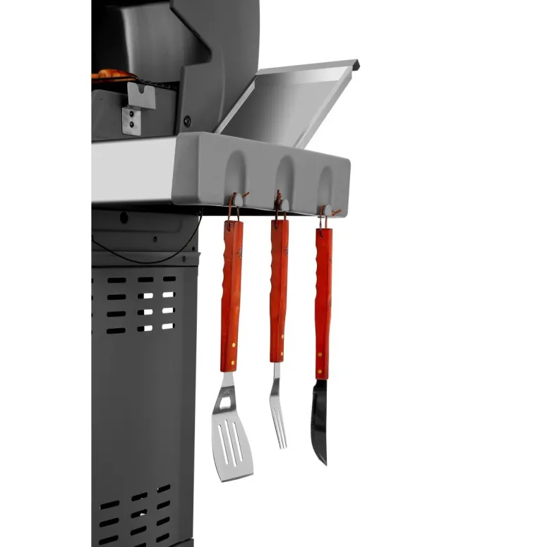 Grill Gazowy Ogrodowy El Fuego Concord Żeliwny Ruszt + Reduktor Z Wężem