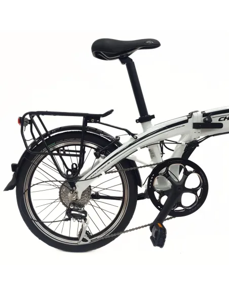 Elektryczny Rower Składany 20 Alu Cyngle Altus Bagażnik Światła Wspomaganie