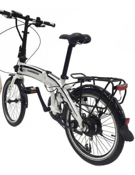Elektryczny Rower Składany 20 Alu Cyngle Altus Bagażnik Światła Wspomaganie