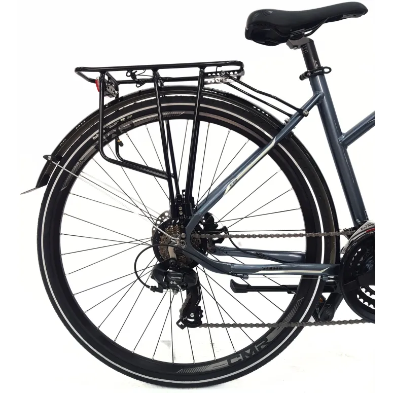 Rower Damski Trekkingowy 28 Aluminium Tarcze Cyngle Stopka Światła Dzwonek