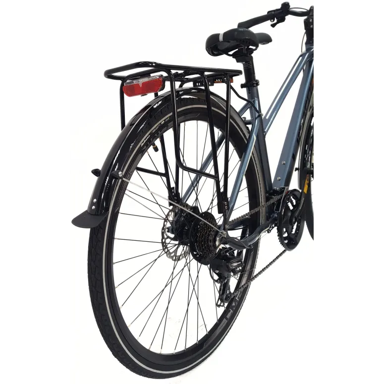 Rower Damski Trekkingowy 28 Aluminium Tarcze Cyngle Stopka Światła Dzwonek