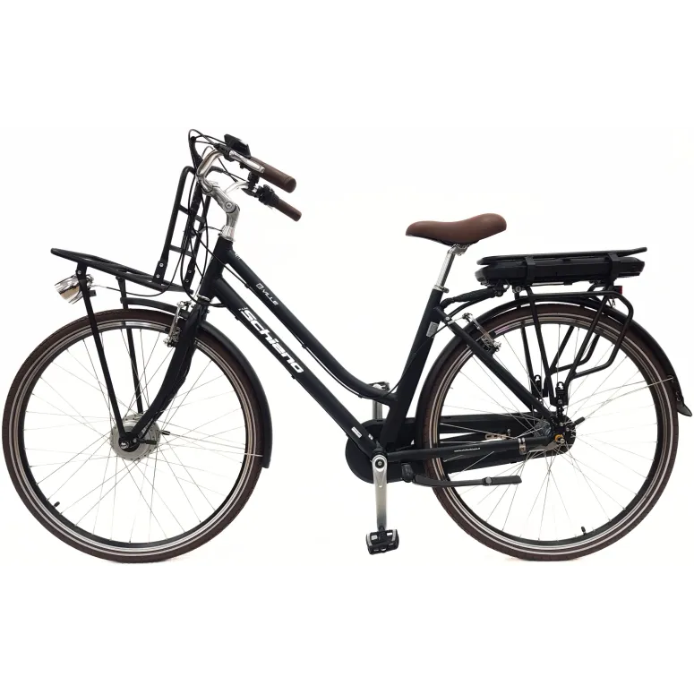 Elektryczny Rower Miejski 28 Alu Damski Wspomaganie Nexus Bagażnik Światła