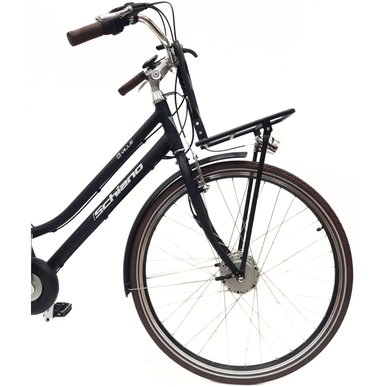 Elektryczny Rower Miejski 28 Alu Damski Wspomaganie Nexus Bagażnik Światła