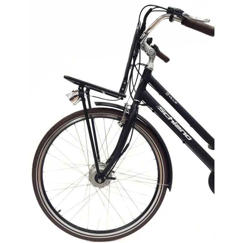 Elektryczny Rower Miejski 28 Alu Damski Wspomaganie Nexus Bagażnik Światła