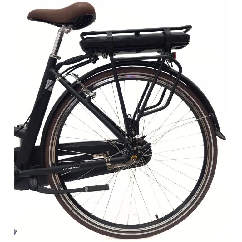 Elektryczny Rower Miejski 28 Alu Damski Wspomaganie Nexus Bagażnik Światła