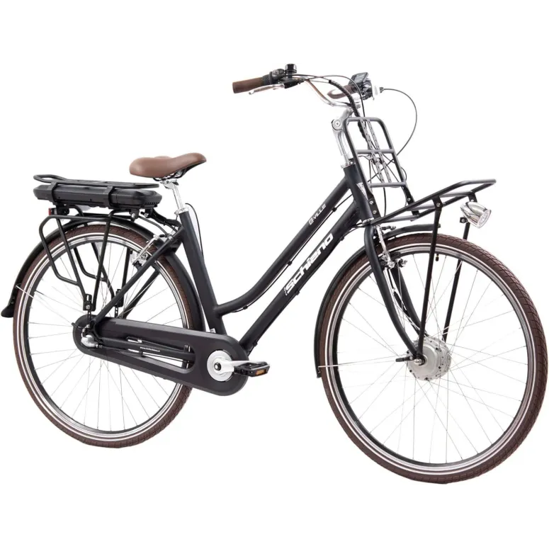 Elektryczny Rower Miejski 28 Alu Damski Wspomaganie Nexus Bagażnik Światła